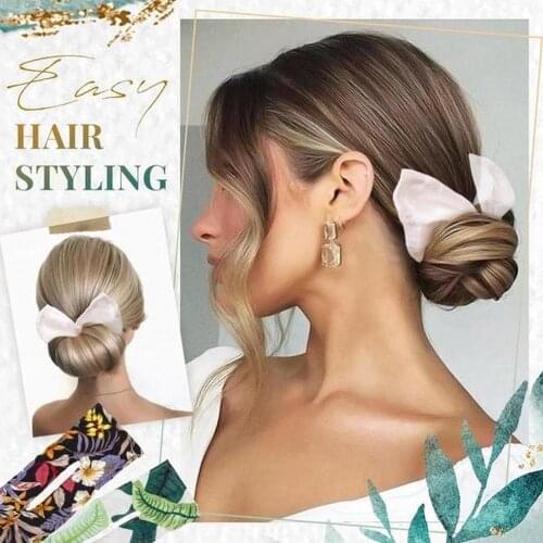 Deft Bun for Hair Fashion Twist Donut Maker Tool Classy Cloth Magic Clip French Hairstyle Twister Must-Haves Roll Hair Tool