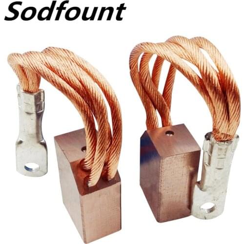 Cage weaving machine rolling welding machine carbon brush brush J164 high copper 32X50X70mm high current 32X50X60mm carbon brush