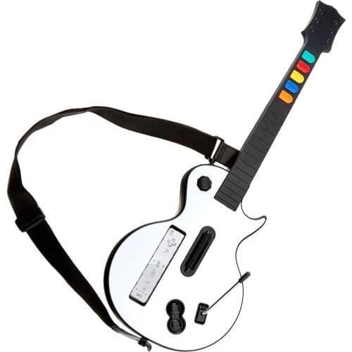 Guitar Hero Controller with Strap Belt for Nintend Wiipad Remote Gamepad Joystick Console All Guitar Hero Games Rock Bands 2/3