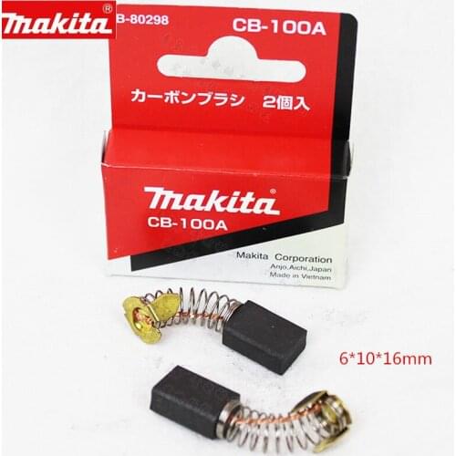 MAKITA B-80298 Carbon Brush for CB-100A SR1800 SR1600 PC1100 LS800D JS3200 DA6301 BLS820 9901 9900B 9741 6906 9046 9005B 4105KB