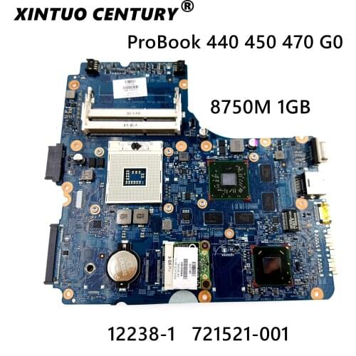 12238-1 FOR HP 440-G0 450 G0 470 Notebook Motherboard 8750M 1GB GPU 721521-001 721521-501 721521-601
