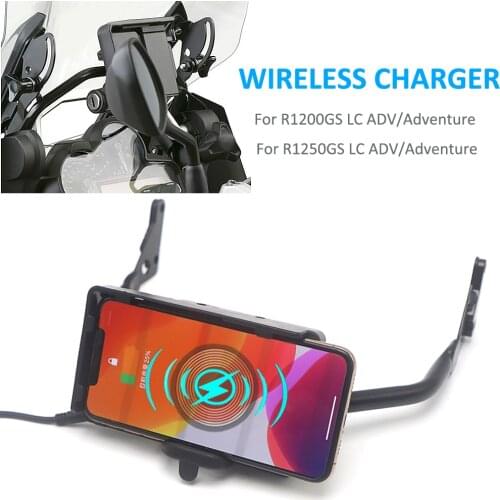 Motorcycle Phone Mobile GPS Wirless Navigation bracket For BMW R1200GS R1250GS LC ADV R 1200 GS R 1250 GS LC Adventure 2013-2020