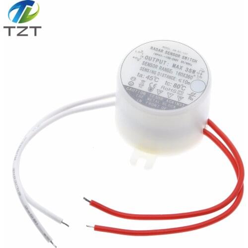 New Electric 35W Circular Radar Microwave induction sensor switch instead of the human body infrared induction switch sensors