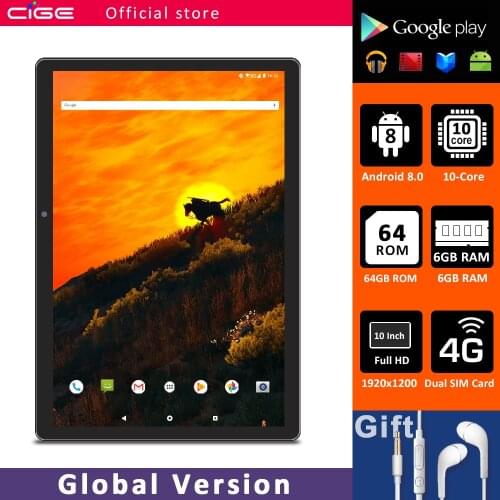 Cheapest Android 8.0 Tablet PC 4G FDD LTE 10 Inch 10 Core MTK6797 RAM 6GB ROM 64GB Smart Phone WIFI Tablet for Childrens