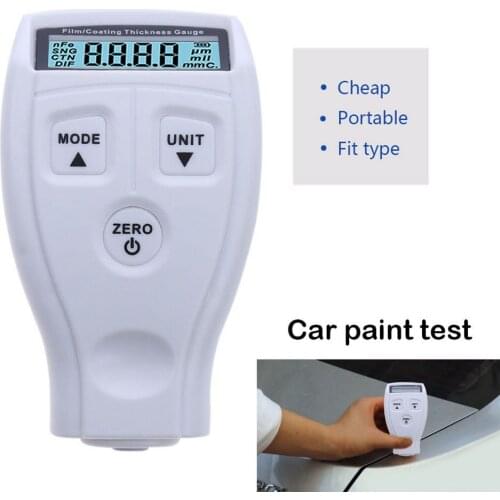Coating Thickness Gauge GM200 Thickness Gauges Car Paint Coating Thickness Paint Thickness Measuring Arrange 0-1.80mm/0-71.0mil