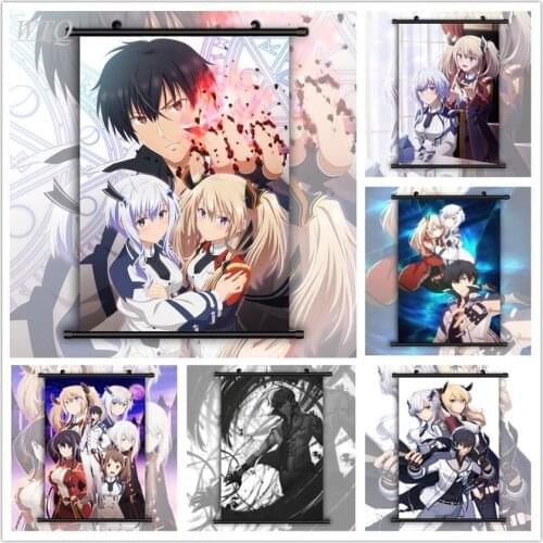 Maou Gakuin No Futekigousha Anos Voldigord Sasha Misha Necron Anime Posters Canvas Painting Wall Art Picture Posters Home Decor
