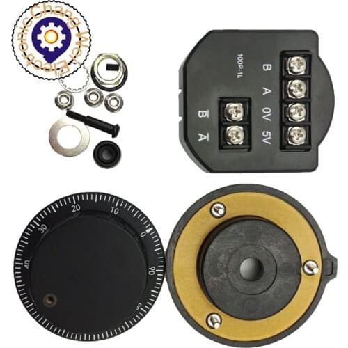 CNC Machine tools KND and other Panel electronic Handwheel encoders YP600-100B-1L, manual pulse generators, metal gears