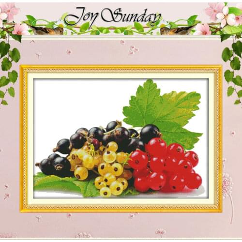 Fresh fruit Patterns Counted Cross Stitch 11CT 14CT Cross Stitch Set Wholesale Chinese Cross-stitch Kit Embroidery Needlework