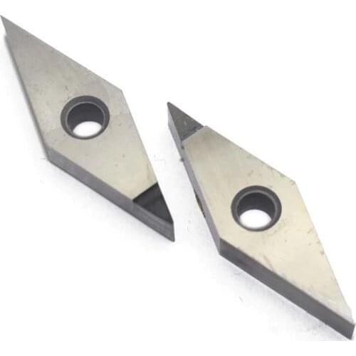 2PCS VNMA160402 PCD CNC lathe blade cutter turning tool Polycrystalline diamond material
