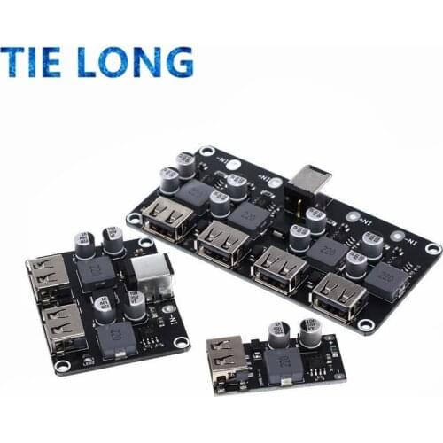 USB QC3.0 QC2.0 USB DC-DC Buck Converter Charging Step Down Module 6-32V 9V 12V 24V to Fast Quick Charger Circuit Board 5V