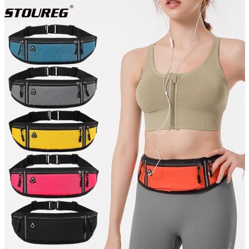 Waterproof Running Waist Bag Sport Waist Pack Bag Men Women Gym Run Phone Pouch Holder Running Waist Belt Bag