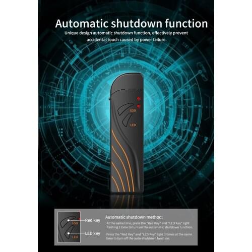 FTTH Fiber Optic 15km/20km/30km Tester Pen Type Red Laser Light Visual Fault Locator USB Charge LED Lighting Pen