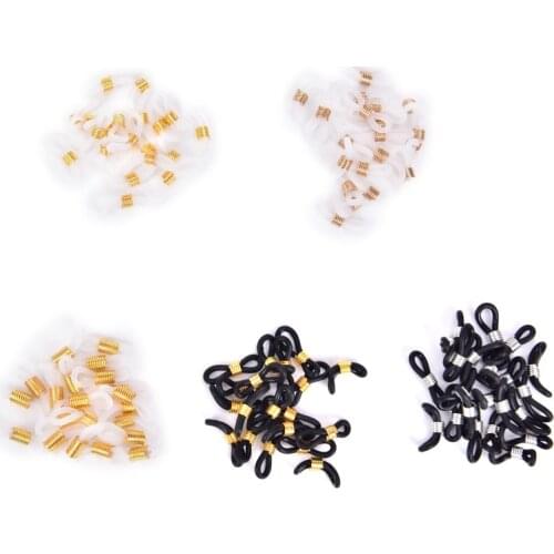 20pcs Sunglasses Cord Holder Strap Retainer End Loop Connector Ear Hook Eyeglasses Spectacles Chain Glasses Retainer Ends Rope