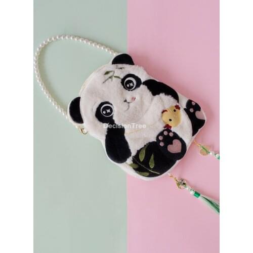 2020 handbag celebrity handbag female evening bag panda hanfu chinese style suit cheongsam bags handbags girl bucket bag