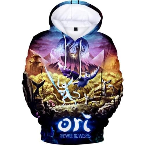 3D Funny Cool Ori And The Will Of The Wisps Hoodies Sweatshirts Oversized Pullovers 3D Casual Autumn Fashion Men Women Kids Tops