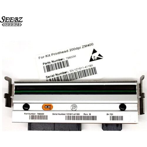 4PCS/1LOT For zebra ZM400 203dpi Compatible Thermal barcode label printer part number 79800M Warranty 3 month