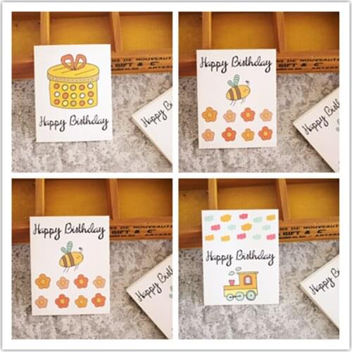 50 Pieces Small Card Greeting Card Blessing Message Card Flower Card Cute Small Card Thanksgiving Mini Birthday Greeting Card