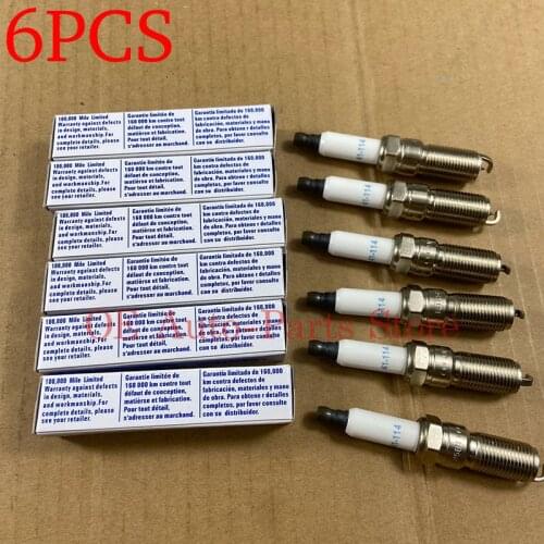 6PCS Original Iridium Spark Plug 12622441 For Chevrolet Camaro Malibu Tahoe Cadillac Escalade Corvette Tahoe Sierra 41-114