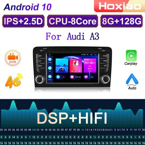 4G Android Car Radio Multimedia Video Player For Audi A3 2003 2004 2005 2006 2006 2007 2008 2009 2010 2011 Navigation GPS 2din