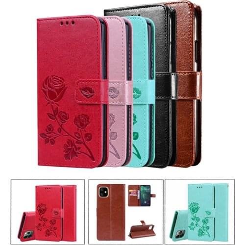 For Carcasas iPhone 11 Pro Max XR X XS MAX Case Leather Coque Flip Case Funda For iPhone 7 8 Plus Soft TPU Silicone Phone Cover