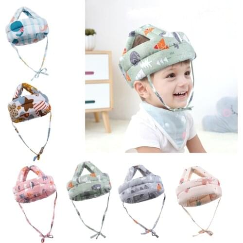 Baby Toddler Cap Anti-collision Protective Hat Baby Safety Helmet Head Security B36E