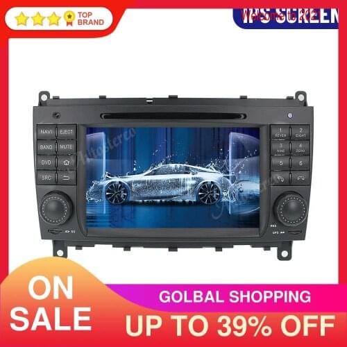 For Mercedes Benz CLK W209/CLS/W219 Android 10 Car DVD Player GPS Navigation Autostereo Head Unit Radio Tape Recorder 8812 Media