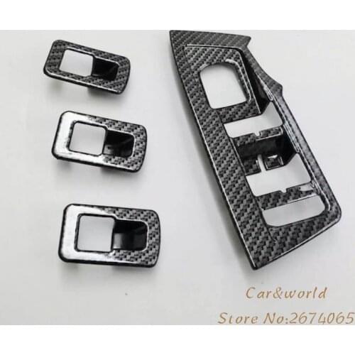 For Volkswagen VW Tiguan L 2017 2018 Door Window Switch Cover Trim Auto Interior Armrest Panel Decorate Car-styling Accessories