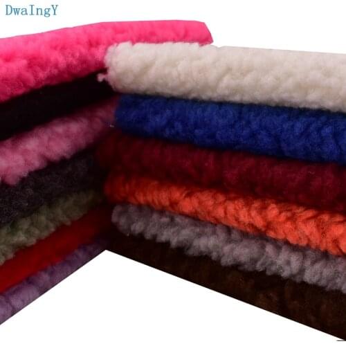 DwaIngY 13pcs/lot Plush Toys Fabric Super Soft Short Plush Material For Patchwork Super Soft For DIY Finger Toys Handmade Cloth