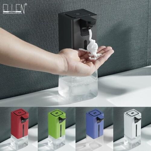ELLEN Automatic Sensor Soap Dispenser Bottle Liquid Soap Dispenser in Kitchen Bathroom Touchless Electroplated ELM883