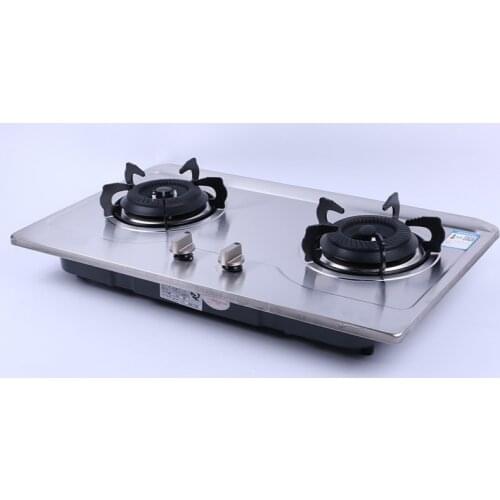 Built-in stainless steel gas stove household gas double stove liquefied gas fire stove natural gas desktop pulse double stove