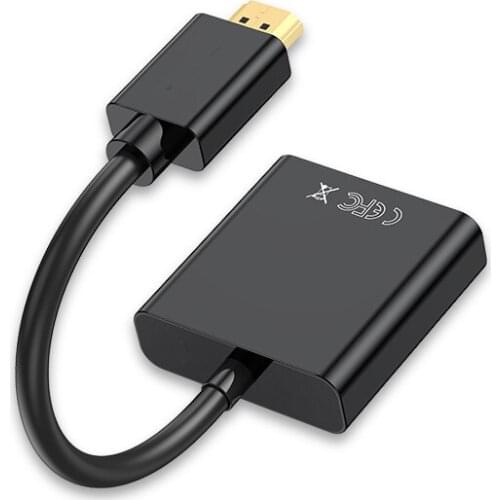 HDMI to vga converter hdim line interface notebook monitor vja TV projector Video adapter Set-top box hami cable