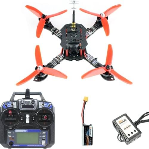 JMT Mini 210mm Airplanes FPV Quadcopter Racing Drone with Flysky FS I6 Transmitter F4 Pro(V2) Flight Controller