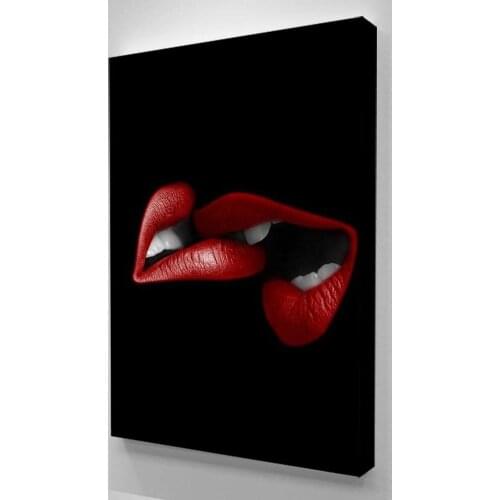 Painting Wall Art Sexy Red Lips HD Printed Minimalist Poster Modular Canvas Nordic Home Decor Vintage Pictures For Living Room