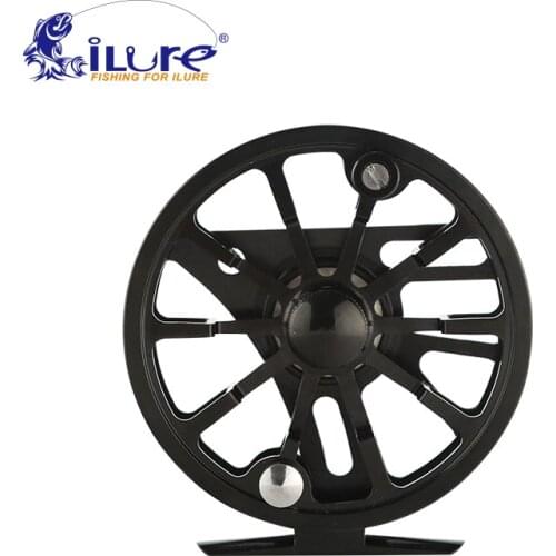 ILure Fly Fishing Reel CNC 3/4/5/6/7/8 WT Fly Reel Machined Aluminum Micro adjustment Drag Fly Fishing Reel Fishing Tackle Pesca