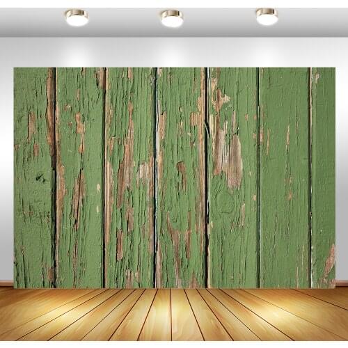 MOCSICKA Emerald Rustic Wooden Photography Background Green Newborn Baby Kids Photography Backdrops For Photo Studio