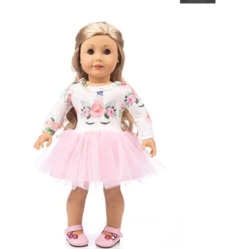 Fashion Dress Clothes Fit With American Girl Doll Dress 18 Inch Doll Clothes And Accessories Dresses (Shoes are not included)