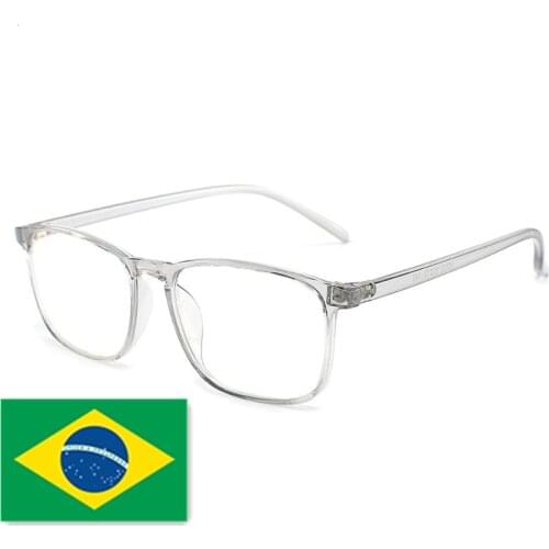 Classic Style Glasses, Rectangular Plastic Glasses, Advanced Anti-Blue Glasses Frame 1C102
