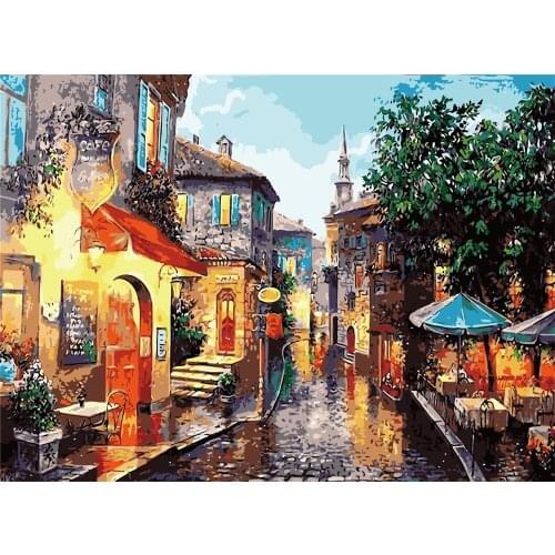 Galaxy Love Painting By Numbers Diy Dropshipping 40x50cm Cartoon Child Figure Canvas Wedding Decoration Art Picture Gift