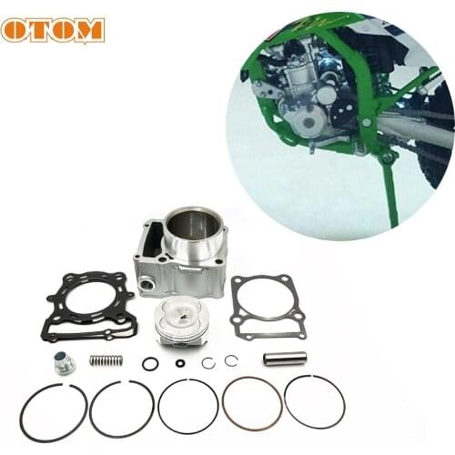 OTOM Motorcycle Cylinder Kit Piston Ring Pin Sealing Pad Engine Parts For KAWASAKI KLX250 93-18 KLX300 96-07 Off-Road Motocross