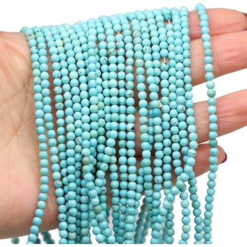 Natural Agates Stone Round Beads Fashion Agates Loose Bead for Making Women DIY Jewelry Necklace Size 2 3 4 mm Wholesale