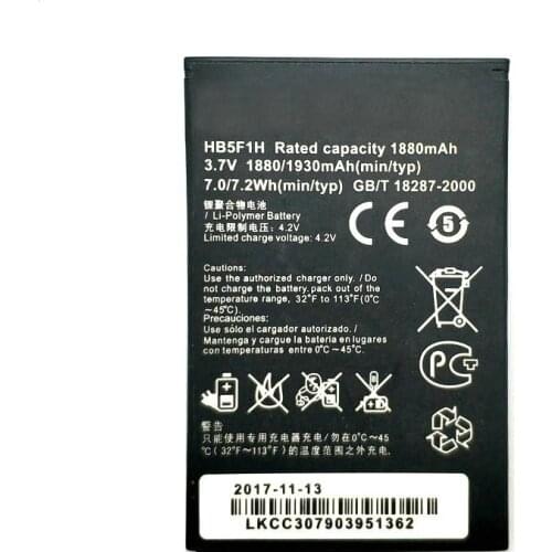 New HB5F1H 1930mAh Li-ion Battery Replacement For HUAWEI Honor U8860 Glory M886 Smart phone