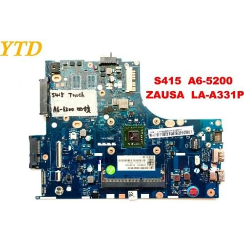 Original for lenovo S415 laptop motherboard S415 A6-5200 ZAUSA LA-A331P tested good free shipping