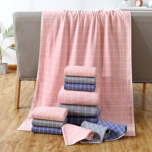 Drop shipping 3pcs/set Cotton square Hand Face Bath Towel Sets Sport Kitchen Bath Towel Adult Swimming Towels Gift Home Textile