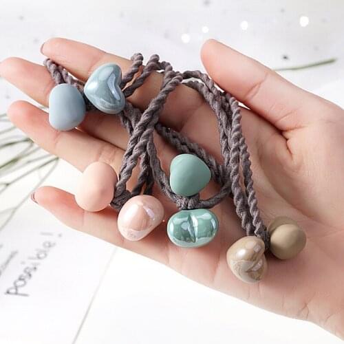 Korean Style Hair Rope Girl Simple Heart Rubber Band Headdress New Cute Hair Ties Head Rope for Women Fashion Hair Accessories
