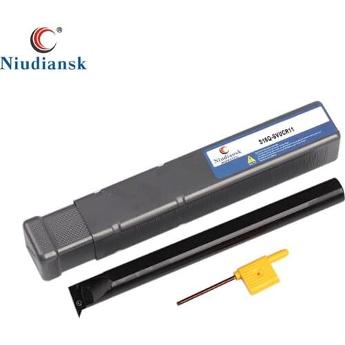 1pc S16Q-SVUCR11 S20R-SVUCR11 Inner Hole Turning Tool Holder CNC Lathe Tools S20R-SVUCR16 S25S-SVUCR16 Carbide Inserts ,For VCMT