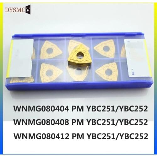 WNMG080404-PM YBC251 WNMG080408-PM YBC252 WNG432 PM YBC252 original cemented carbide blade external turning tool