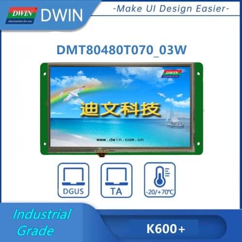DWIN Thermostat IOT LCD wifi module 2.8 inch 320*240 resolution Smart Home Wall mounted TFT LCD touch panel