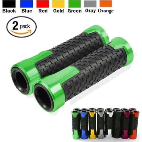 7/8''22MM Universal Handlebar Grips Handle Bar Ends For Kawasaki NINJA 250R 300 400 650 1000 ER-6F ZX6R ZX10R ER-6N Z800 Z750