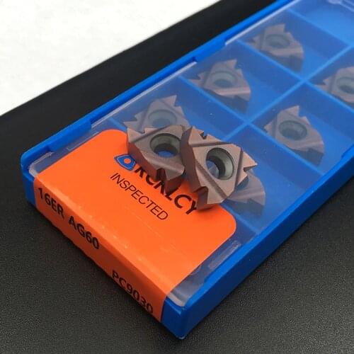 10PCS 16ER AG60 PC9030 high quality 16IR AG60 NC3020 Cutting Tool CNC Lathe Thread Turning Tools Carbide inserts