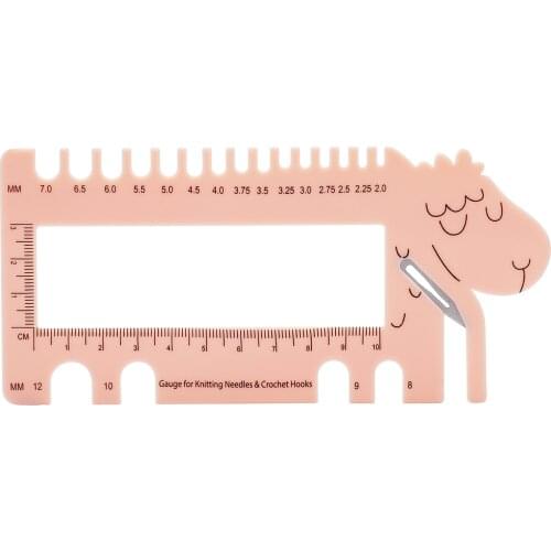 Knitting Tool Sweater Needle Durable Flexible Measuring Ruler Ergonomically Designed Smooth And Soft Handles Of stunning